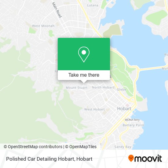 Mapa Polished Car Detailing Hobart