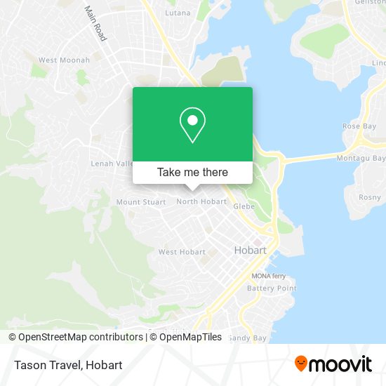 Tason Travel map