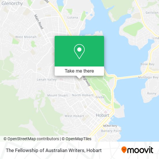 The Fellowship of Australian Writers map
