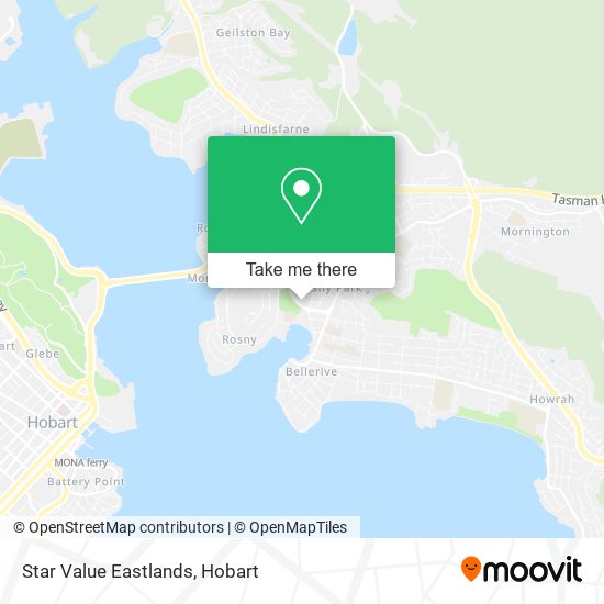 Star Value Eastlands map