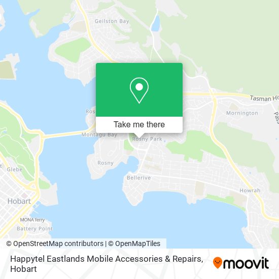 Mapa Happytel Eastlands Mobile Accessories & Repairs