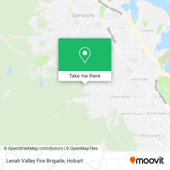 Lenah Valley Fire Brigade map