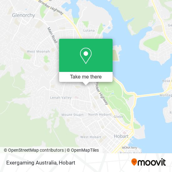 Exergaming Australia map