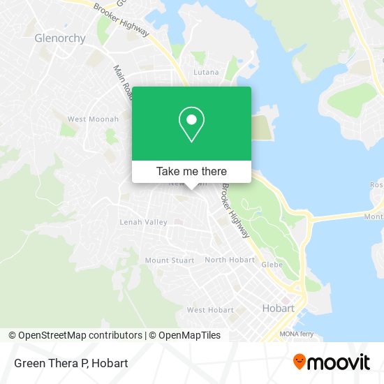 Green Thera P map