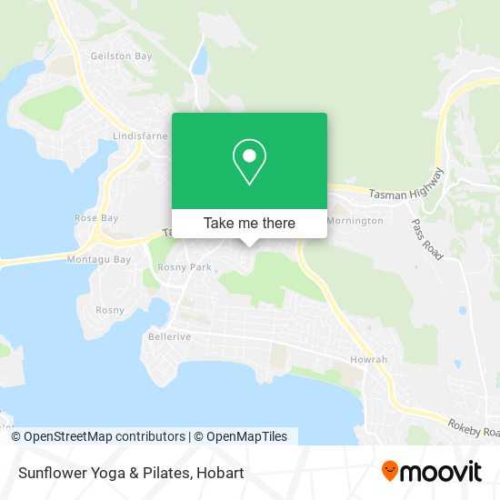 Sunflower Yoga & Pilates map
