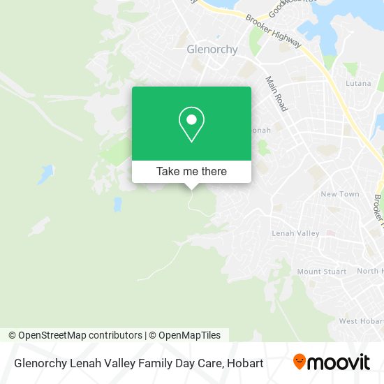 Mapa Glenorchy Lenah Valley Family Day Care