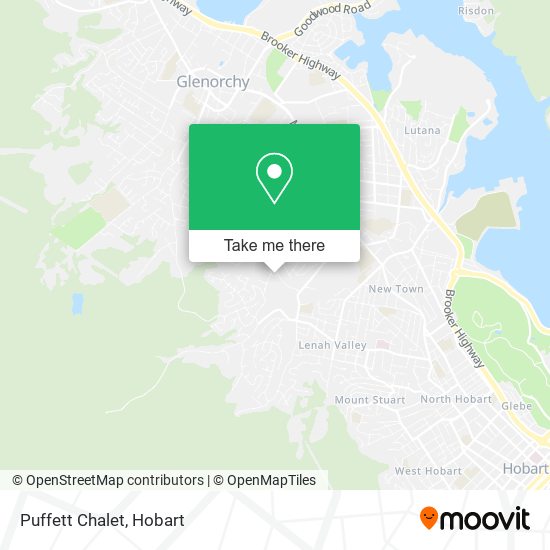 Puffett Chalet map