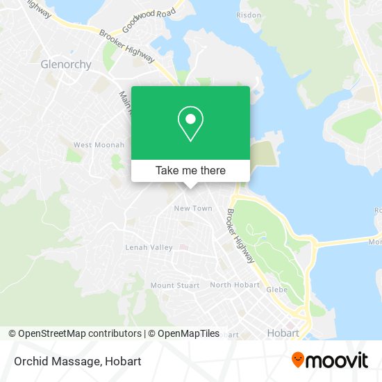 Orchid Massage map