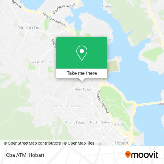 Cba ATM map