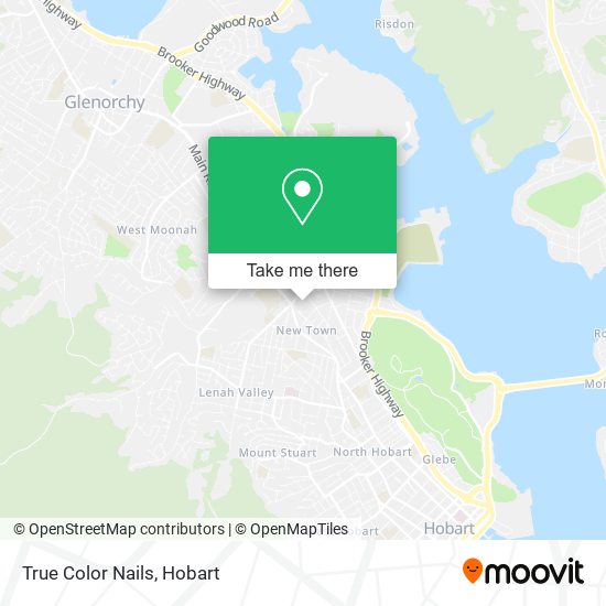 True Color Nails map