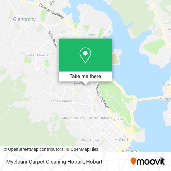 Mycleanr Carpet Cleaning Hobart map