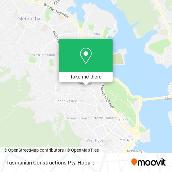 Tasmanian Constructions Pty map