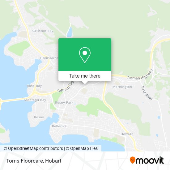 Toms Floorcare map