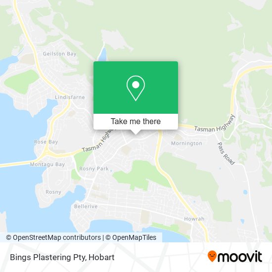 Bings Plastering Pty map