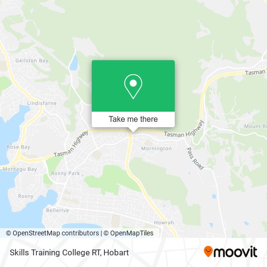 Mapa Skills Training College RT