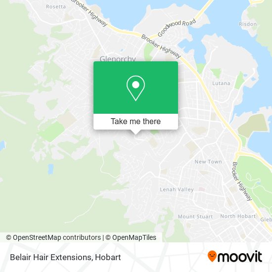 Belair Hair Extensions map
