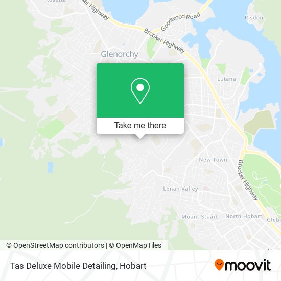 Tas Deluxe Mobile Detailing map