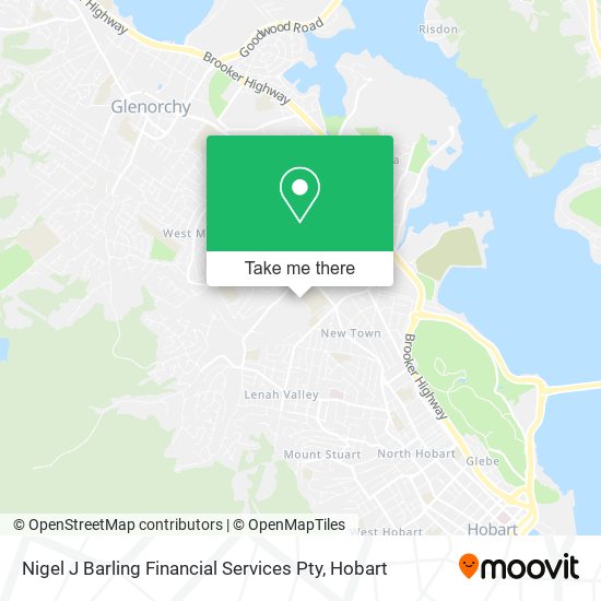 Nigel J Barling Financial Services Pty map