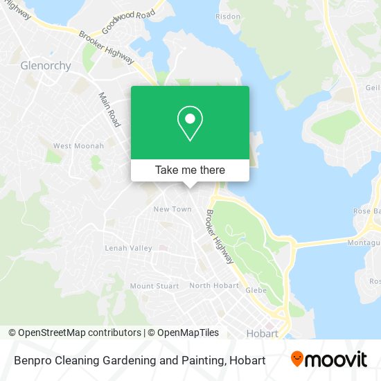 Benpro Cleaning Gardening and Painting map