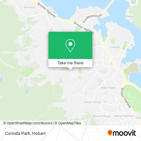 Corinda Park map