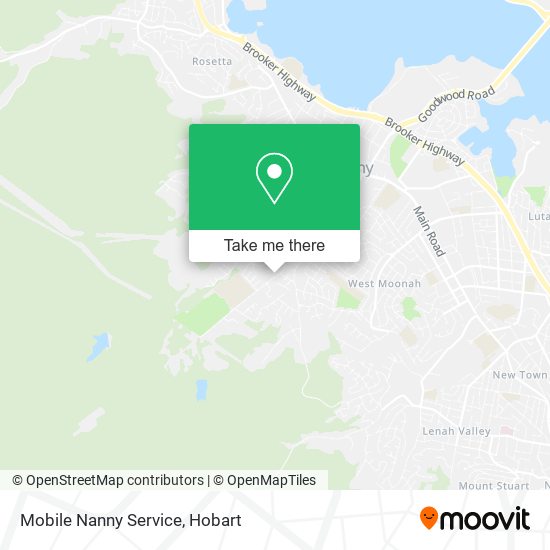 Mobile Nanny Service map