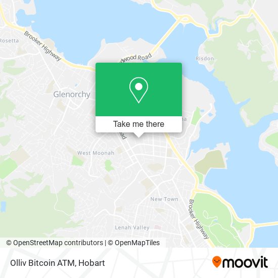 Olliv Bitcoin ATM map