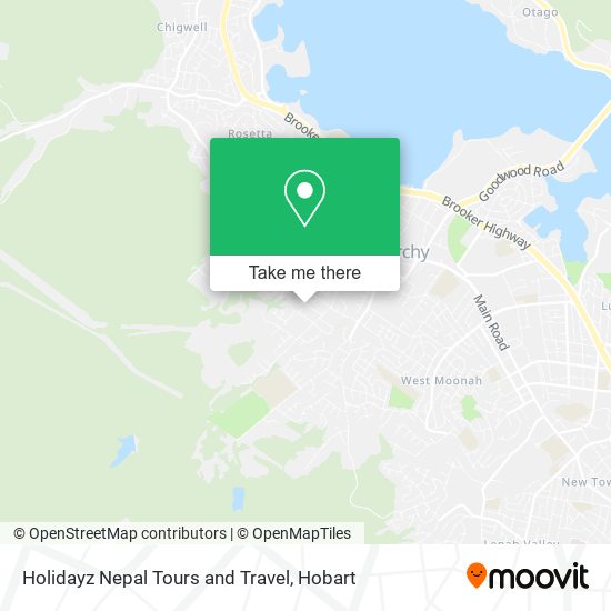 Mapa Holidayz Nepal Tours and Travel