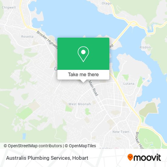 Mapa Australis Plumbing Services