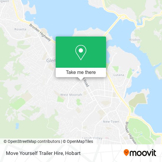 Move Yourself Trailer Hire map