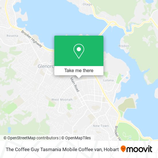 The Coffee Guy Tasmania Mobile Coffee van map