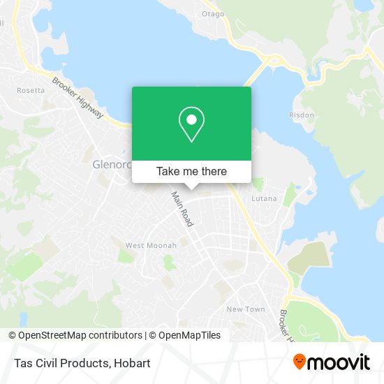 Tas Civil Products map