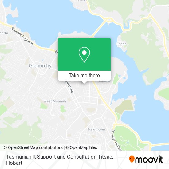 Tasmanian It Support and Consultation Titsac map