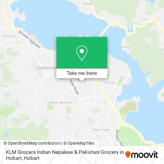 KLM Grocers Indian Nepalese & Pakistani Grocery in Hobart map