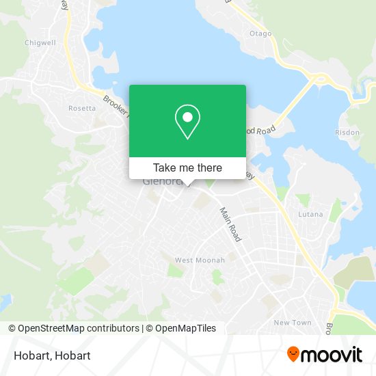 Hobart map