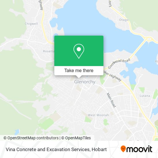 Vina Concrete and Excavation Services map