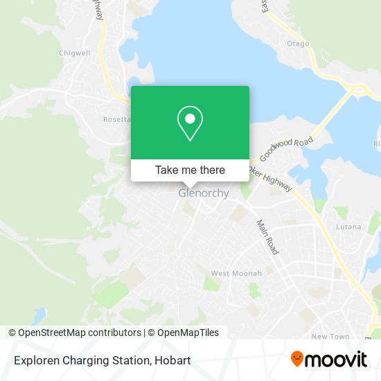 Exploren Charging Station map