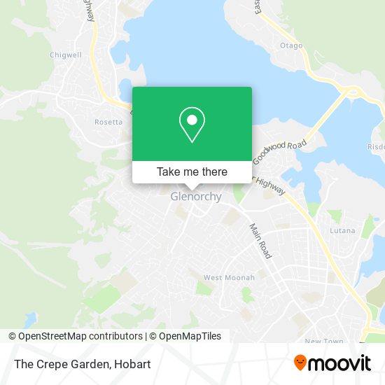 The Crepe Garden map