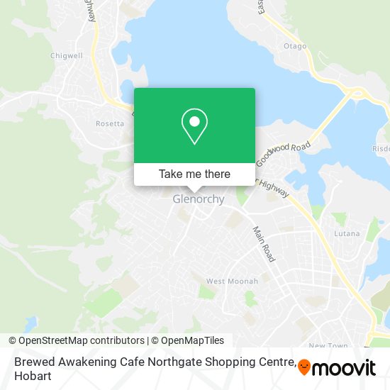Brewed Awakening Cafe Northgate Shopping Centre map
