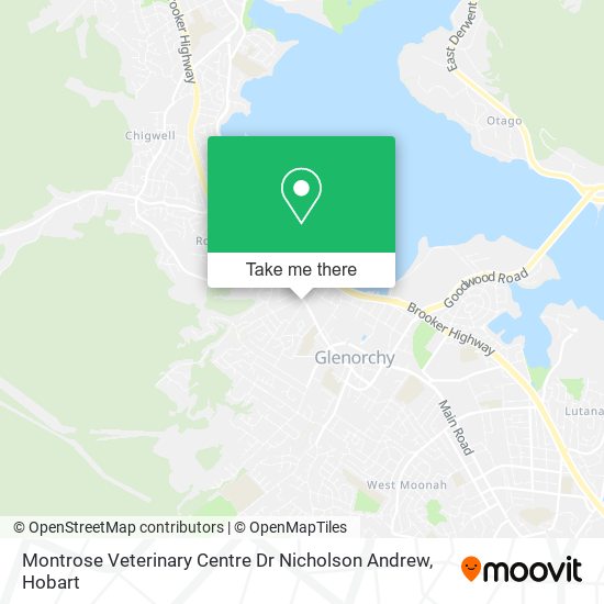 Mapa Montrose Veterinary Centre Dr Nicholson Andrew