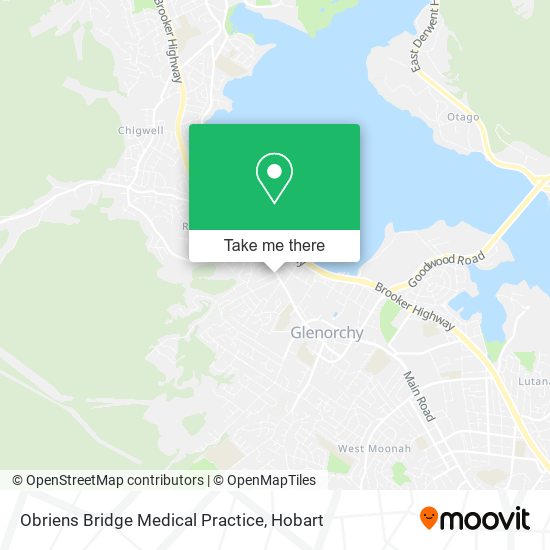 Mapa Obriens Bridge Medical Practice