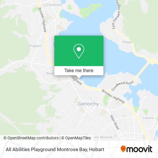 All Abilities Playground Montrose Bay map
