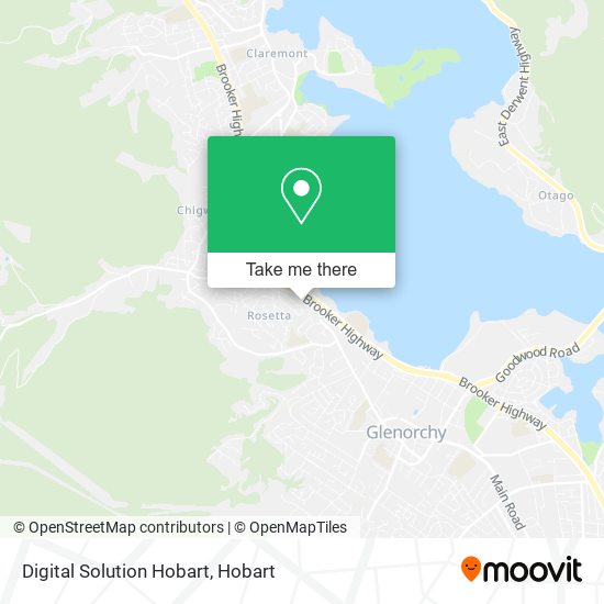 Digital Solution Hobart map