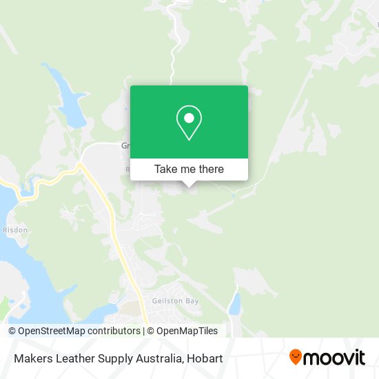 Makers Leather Supply Australia map