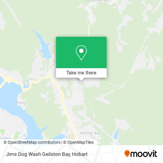 Jims Dog Wash Geilston Bay map