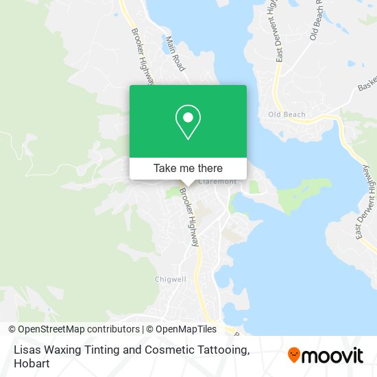 Lisas Waxing Tinting and Cosmetic Tattooing map