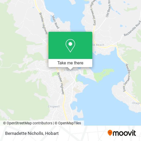 Bernadette Nicholls map