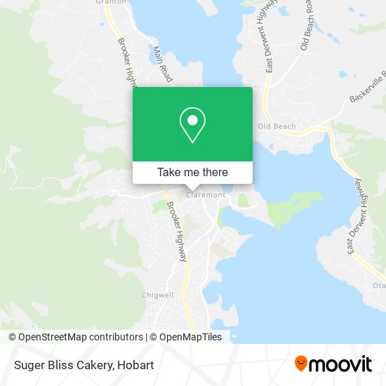 Suger Bliss Cakery map