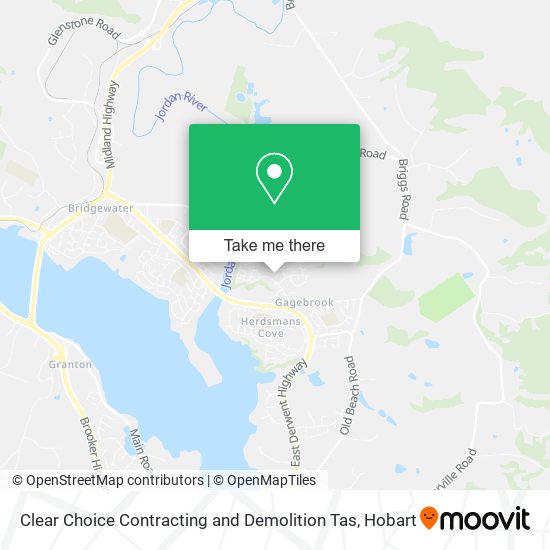 Mapa Clear Choice Contracting and Demolition Tas