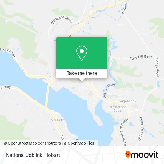 National Joblink map