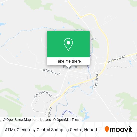 ATMx Glenorchy Central Shopping Centre map